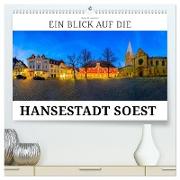 Ein Blick auf die Hansestadt Soest (hochwertiger Premium Wandkalender 2024 DIN A2 quer), Kunstdruck in Hochglanz
