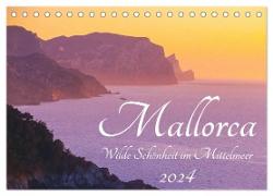Mallorca - Wilde Schönheit im Mittelmeer (Tischkalender 2024 DIN A5 quer), CALVENDO Monatskalender