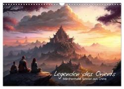 Legenden des Orients Märchenhafte Szenen aus China (Wandkalender 2024 DIN A3 quer), CALVENDO Monatskalender