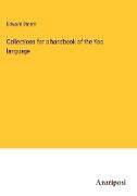 Collections for a handbook of the Yao language