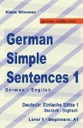 German Simple Sentences 1, German/English, Level 1 - Beginners