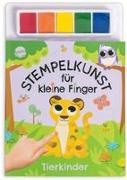 Stempelkunst für kleine Finger. Tierkinder