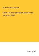 Ueber das österreichische Concordat vom 18. August 1855