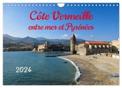 Côte Vermeille entre mer et Pyrénées (Calendrier mural 2024 DIN A4 vertical), CALVENDO calendrier mensuel