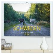Das Land der Freiheit Schweden (hochwertiger Premium Wandkalender 2024 DIN A2 quer), Kunstdruck in Hochglanz