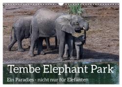 Tembe Elephant Park. Ein Paradies - nicht nur für Elefanten (Wandkalender 2024 DIN A3 quer), CALVENDO Monatskalender