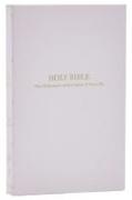 KJV, Pocket New Testament with Psalms and Proverbs, White Softcover, Red Letter, Comfort Print