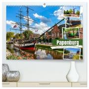 Rund um Papenburg (hochwertiger Premium Wandkalender 2024 DIN A2 quer), Kunstdruck in Hochglanz