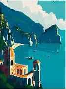 Amalfi Großes Notizheft Motiv Amalfi-Küste