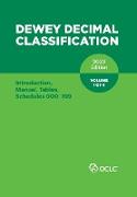 Dewey Decimal Classification, 2023 (Introduction, Manual, Tables, Schedules 000-199) (Volume 1 of 4)