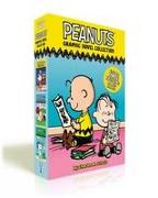Peanuts Graphic Novel Collection (Boxed Set): Snoopy Soars to Space, Adventures with Linus and Friends!, Batter Up, Charlie Brown!