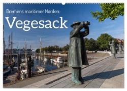 Bremens maritimer Norden: Vegesack (Wandkalender 2024 DIN A2 quer), CALVENDO Monatskalender