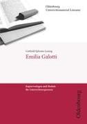 Oldenbourg Unterrichtsmaterial Literatur, Kopiervorlagen und Module für Unterrichtssequenzen, Emilia Galotti