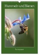 Hummeln und Bienen Terminplaner (Wandkalender 2024 DIN A3 hoch), CALVENDO Monatskalender