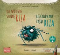 Die wütende Spinne Riza. Deutsch-Polnisch
