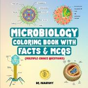 Microbiology Coloring Book with Facts & MCQs (Multiple Choice Questions)