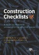 Construction Checklists, Second Edition: A Guide to Frequently Encountered Construction Issues