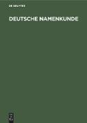 Deutsche Namenkunde