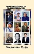 Short biographies of 175 famous personalities