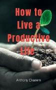 How to Live a Productive Life