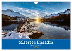 Silsersee Engadin (Wandkalender 2024 DIN A4 quer), CALVENDO Monatskalender