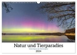 Natur und Tierparadies (Wandkalender 2024 DIN A3 quer), CALVENDO Monatskalender