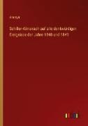 Schiller-Almanach auf alle denkwürdigen Ereignisse der Jahre 1848 und 1849