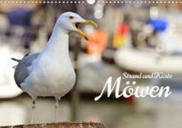 Strand und Küste - Möwen (Wandkalender 2024 DIN A3 quer), CALVENDO Monatskalender