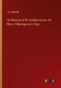The Remarks of M. Karl Simrock on the Plots of Shakespeare's Plays