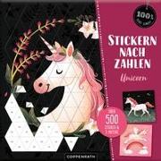 Stickern nach Zahlen Unicorn