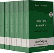 Pride and Prejudice / Stolz und Vorurteil - 6 Teile Hardcover - (Buch + MP3 Audio-CD) - Lesemethode von Ilya Frank - Zweisprachige Ausgabe Englisch-Deutsch