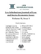 Lex Scholasticus Journal of Socio-Economic Issues (Volume II - Issue I)
