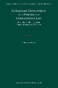 Sustainable Development as a Principle of International Law: Resolving Conflicts Between Climate Measures and Wto Law