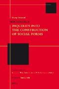 Sociology: Inquiries Into the Construction of Social Forms