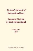 African Yearbook of International Law / Annuaire Africain de Droit International, Volume 15 (2007)