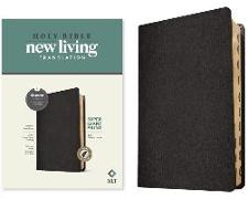 NLT Super Giant Print Bible, Filament-Enabled Edition (Red Letter, Genuine Leather, Black, Indexed)