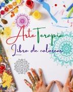 Arteterapia | Libro para colorear | Diseños de mandalas únicos fuente de creatividad infinita, armonía y energía divina