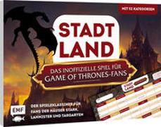 Stadt, Land, das inoffizielle Spiel für Game of Thrones-Fans – Der Spieleklassiker für Fans der Häuser Stark, Lannister und Targaryen