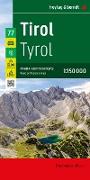 Tirol, Straßen- und Freizeitkarte 1:150.000, freytag & berndt