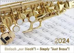 Blech-Instrumente - Musik-Kalender 2024, DIN A3