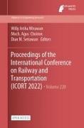 Proceedings of the International Conference on Railway and Transportation (ICORT 2022)