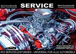 Universal KFZ Inspektionsheft Serviceheft Wartungsheft Serviceleistungen Scheckheft