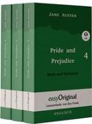 Pride and Prejudice / Stolz und Vorurteil - Teile 4-6 Softcover (Buch + 3 MP3 Audio-CD) - Lesemethode von Ilya Frank - Zweisprachige Ausgabe Englisch-Deutsch