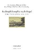 Rechtsphilosophie nach Hegel