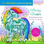 Zendoodle Colorscapes: Pretty Ponies