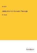 Jahrbücher für Deutsche Theologie