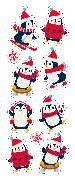 W-Sticker - Pinguine on Ice