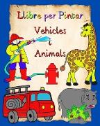 Llibre per Pintar Vehicles i Animals