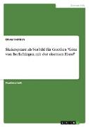 Shakespeare als Vorbild für Goethes "Götz von Berlichingen mit der eisernen Hand"