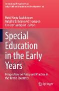 Special Education in the Early Years